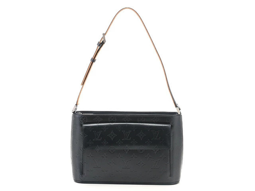 LOUIS VUITTON LV Alston Shoulder Bag Monogram Matte Blue
